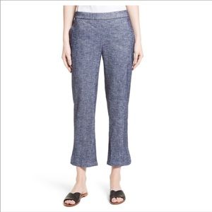 Theory Thorina pants in Tierra Wash linen blend